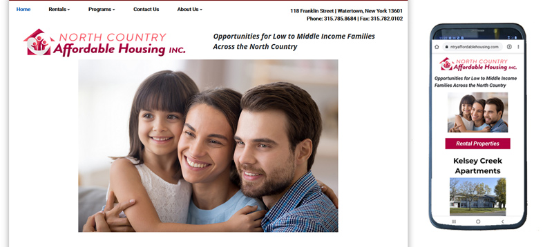 North Country Affordable Housing Website